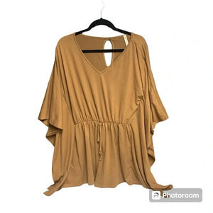 MTS brown romper one piece size small very dramatic